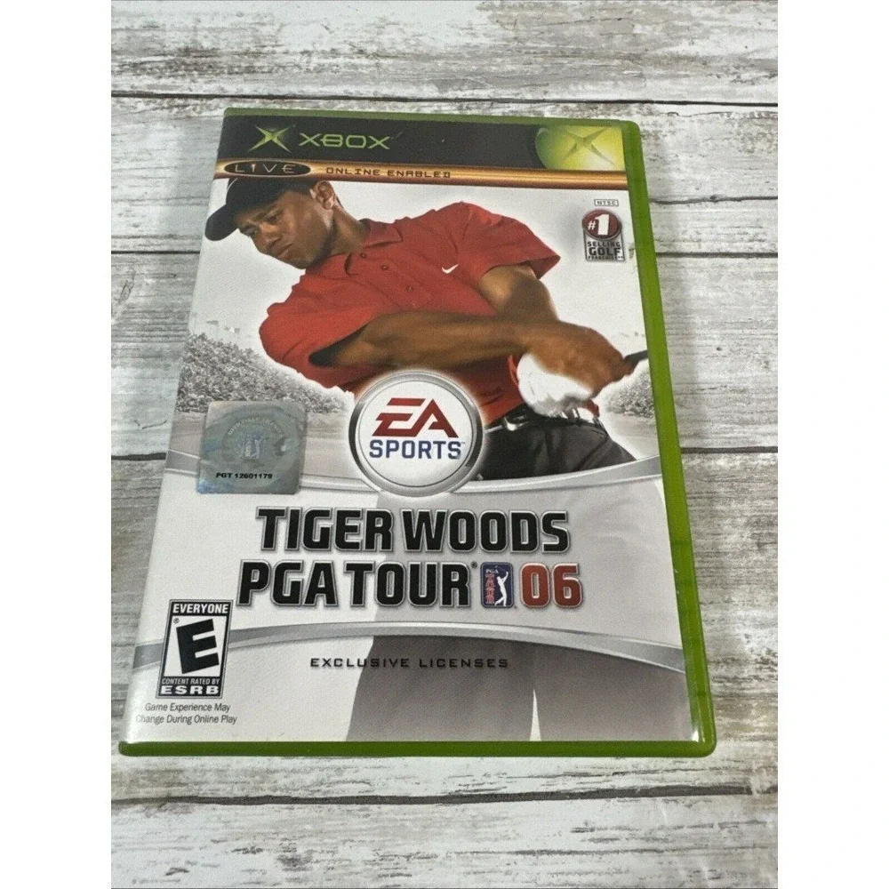 Tiger Woods PGA‎ Tour 06 Microsoft Xbox Video Game Golf COMPLETE